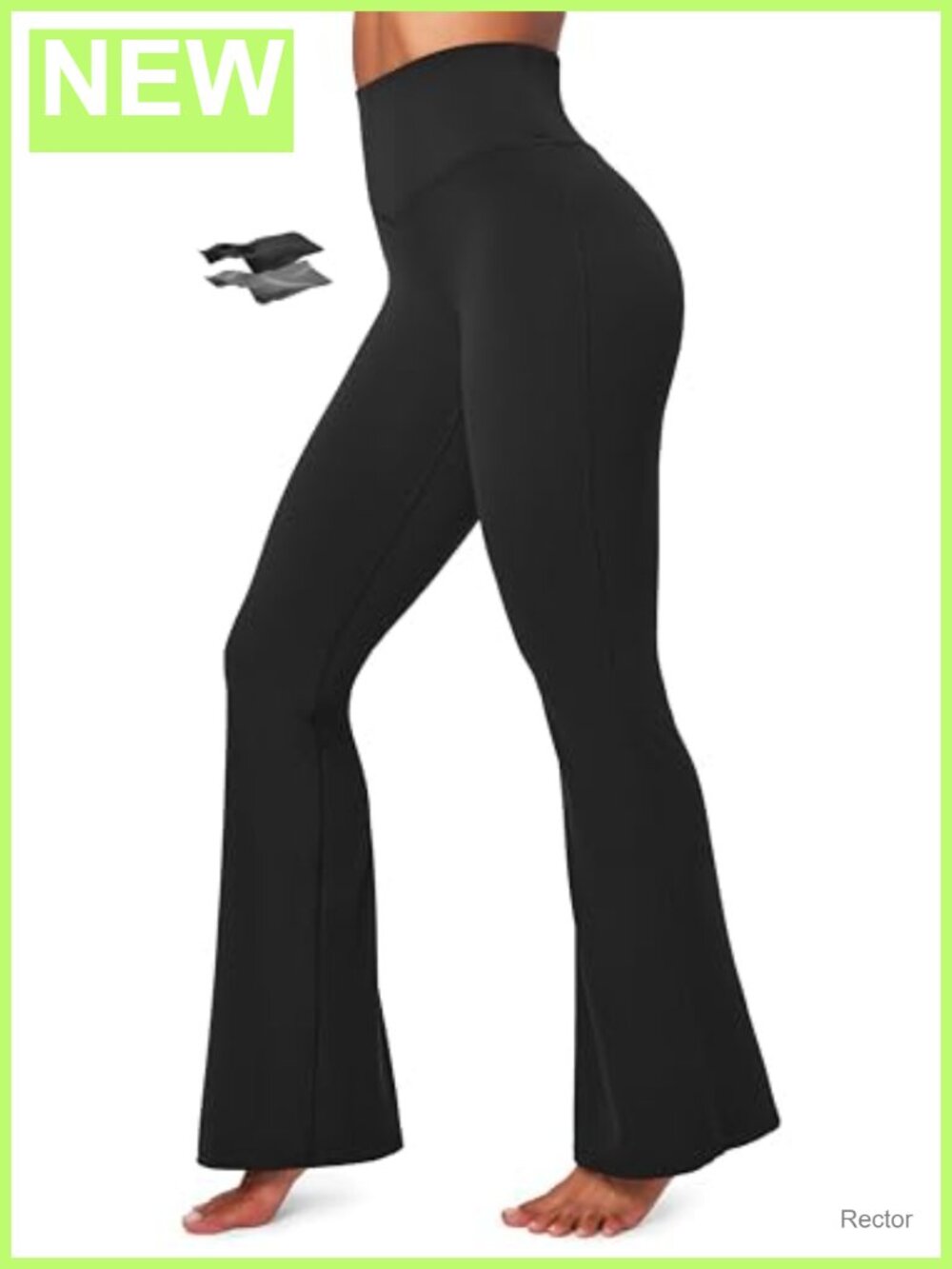 Flare Leggings High Waisted Tummy Control Yoga Pants Flared Workout